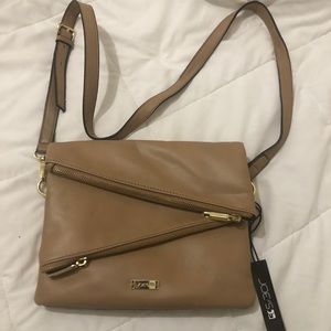 Cream Joe‘s Jeans Vegan Leather Crossbody